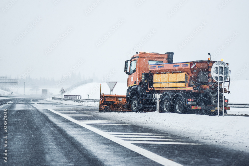 Snow plow truck, Winter highway maintenance