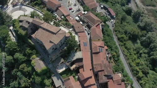 A typical town in Italy: Pannarano, Benevento, Italy. photo