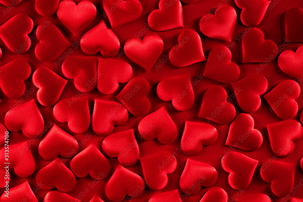 Valentines day hearts background