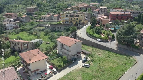 A typical town in Italy: Pannarano, Benevento, Italy. photo