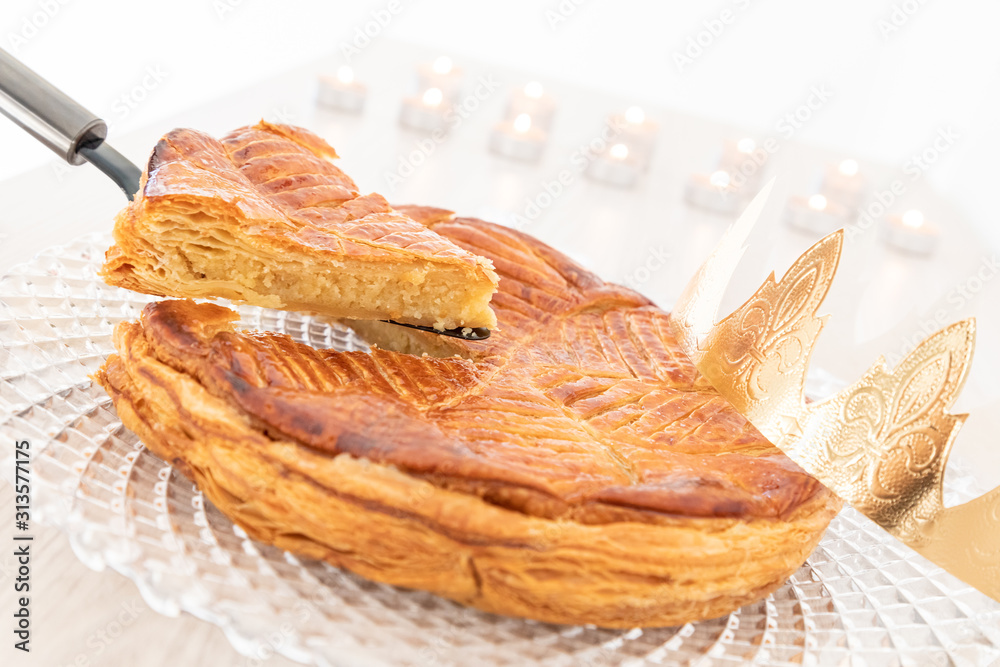 Galette des rois during the epiphany