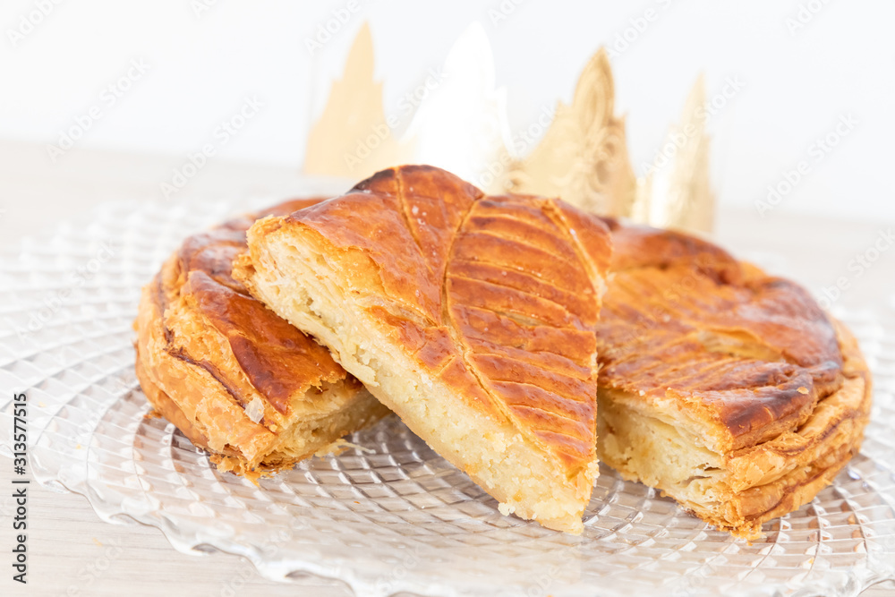 Galette des rois during the epiphany