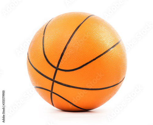 basketball isolated on the white background © Dmytro Titov