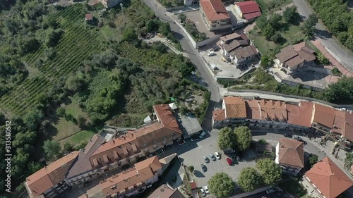 A typical town in Italy: Campoli del Monte Taburno, Benevento, Italy. photo