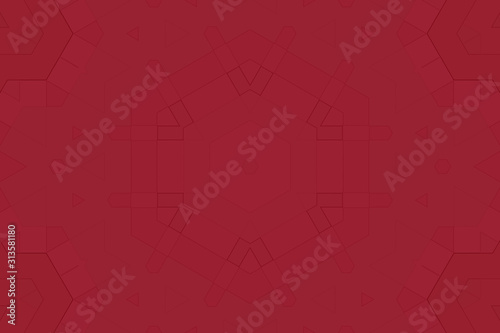 red background