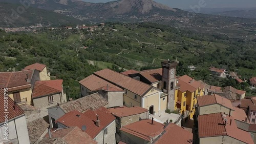 A typical town in Italy: Campoli del Monte Taburno, Benevento, Italy. photo