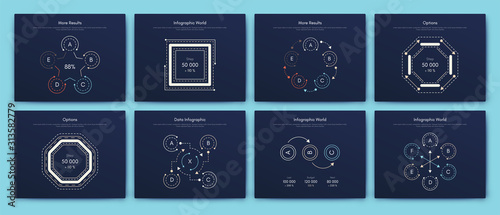 Big set of infographics elements. EPS10. Stock vector