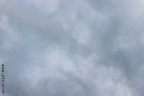 Beautiful blue sky, beautiful white clouds. Weather