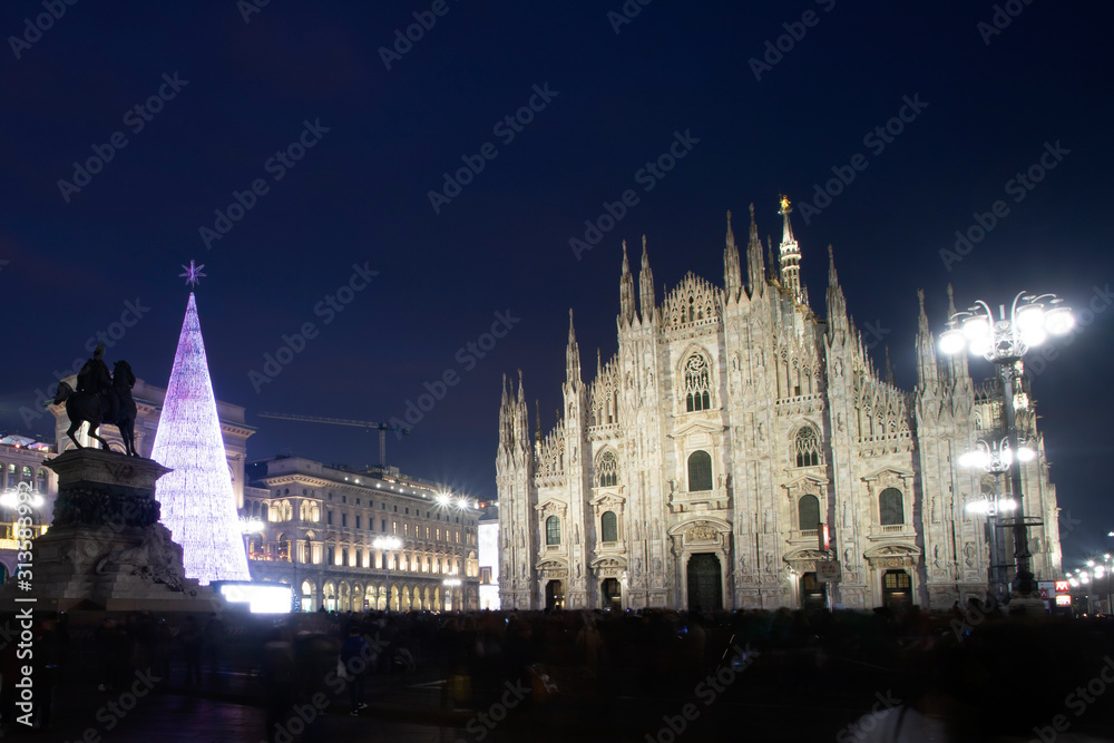 Milan Duomo at Christmas time.