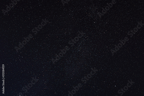 Night starry sky background, universe theme © Vastram