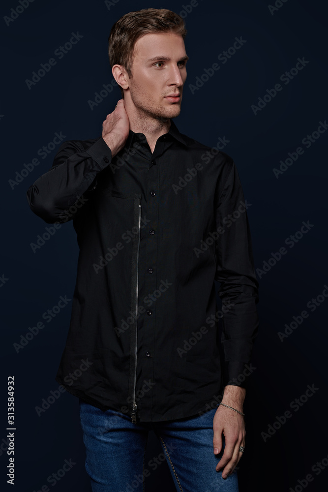 Fototapeta premium stylish young man