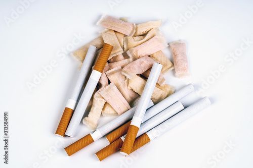 the choice of nicotine between snus and cigarettes photo