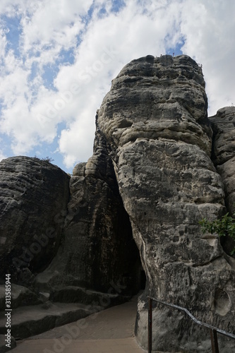 Rock formations at Bastei, Dresden, Germany