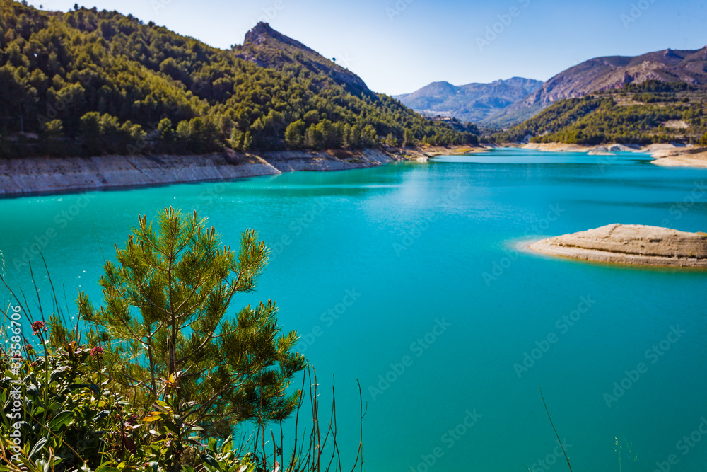 Guadalest Reservoir in Spain