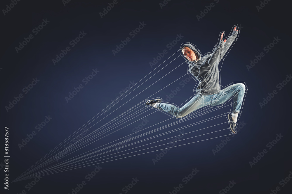 Obraz premium Dance is a passion . Mixed media