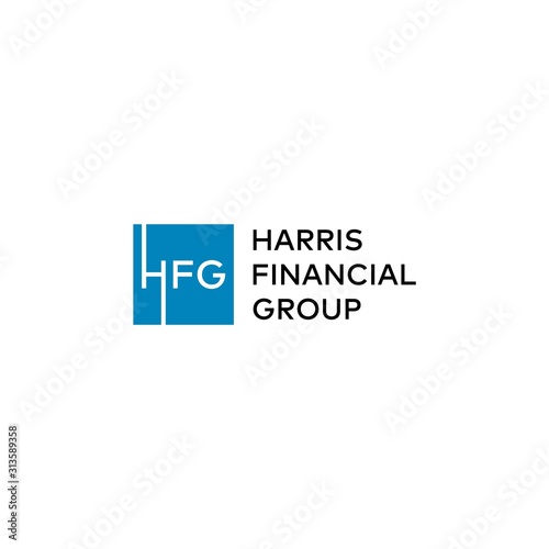 Modern and creative logo design of business and accounting company with clean background - EPS10 - Vector.