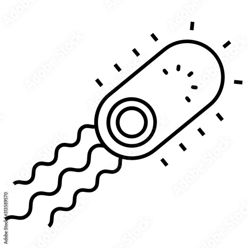 Micro Bacteria Vector Design, organism icon