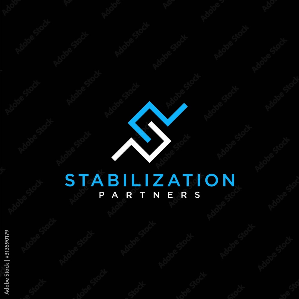 Clean monogram logo design with clean background - EPS10 - Vector. Clean monogram logo design with clean background - EPS10 - Vector.