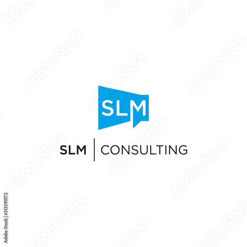Modern and creative logo design of business and accounting company with clean background - EPS10 - Vector.
