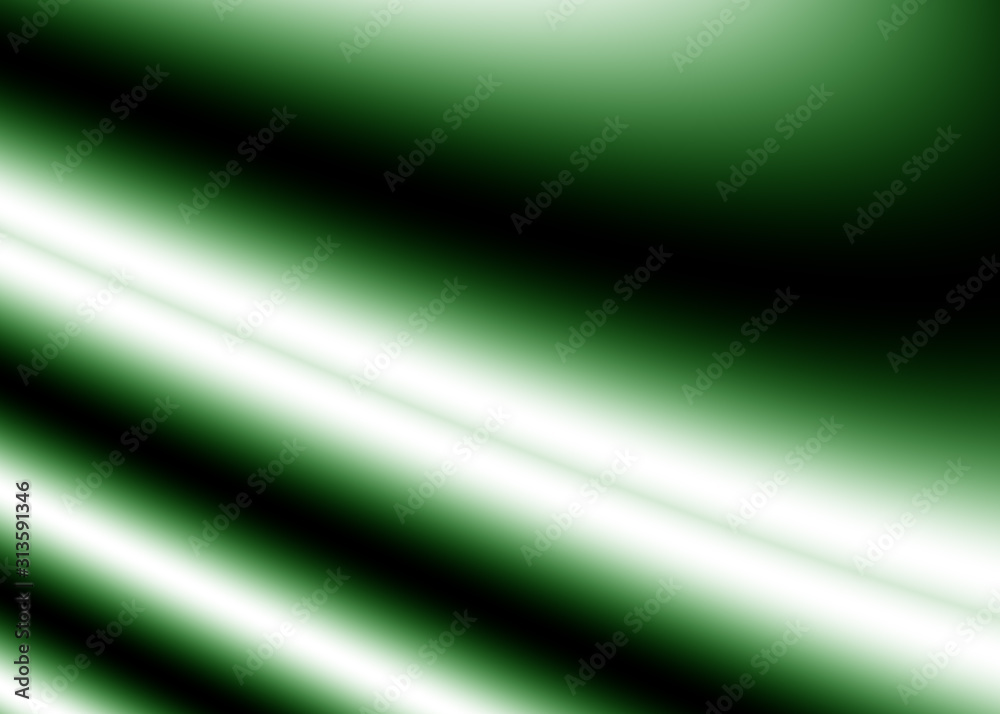 Abstract green and white smooth gradient background