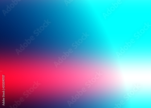 Abstract blue and pink  smooth gradient background