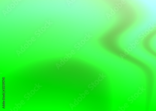 Abstract  green smooth gradient background