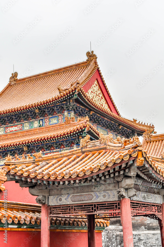 The forbidden City in beijing