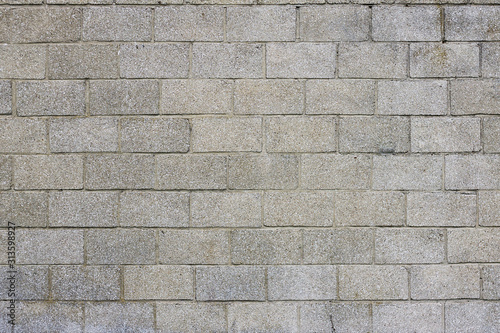 cinder blocks wall textured background photo
