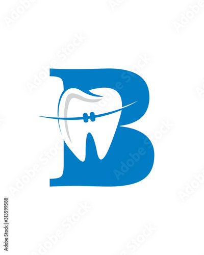 B Orthodontics Logo