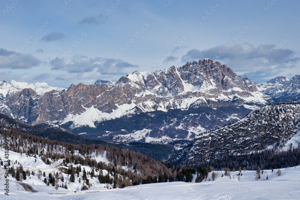 Dolomites view from Cortina d'Ampezzo