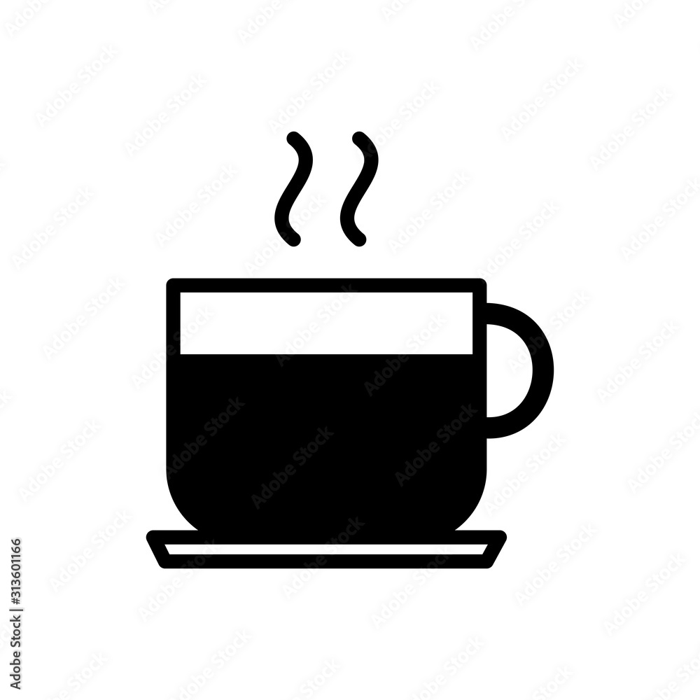 Coffee icon vector simple design Coffee icon vector simple design