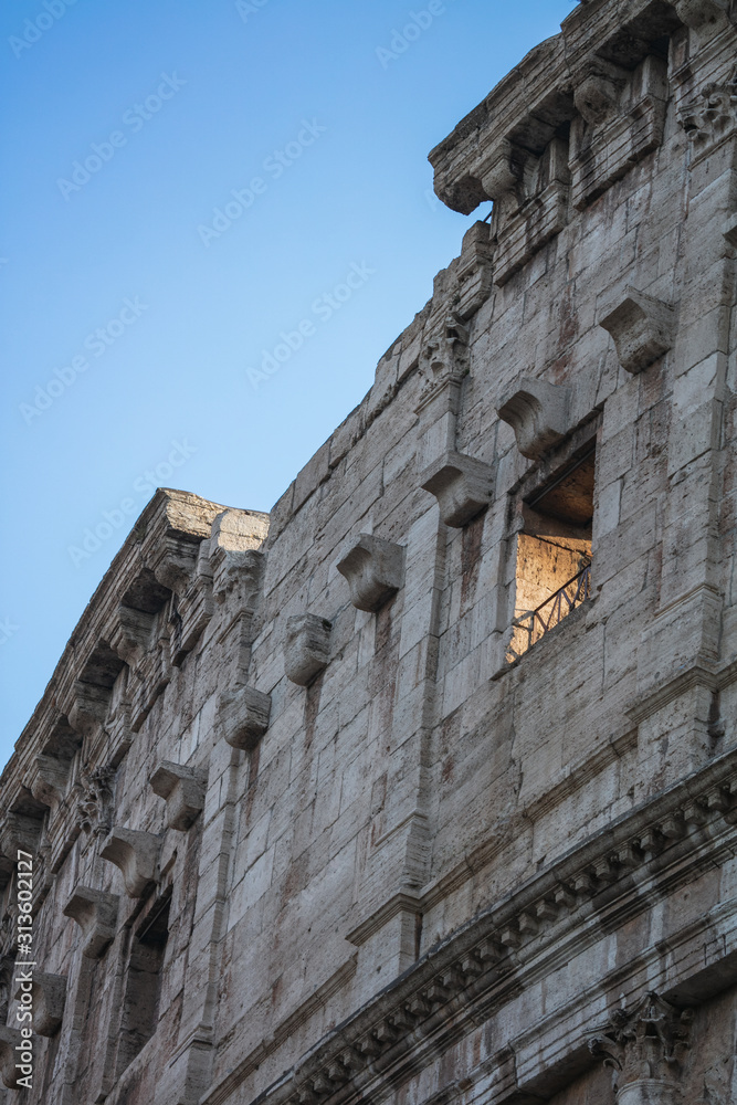 Some Colossseum's windows, Rome, Italy