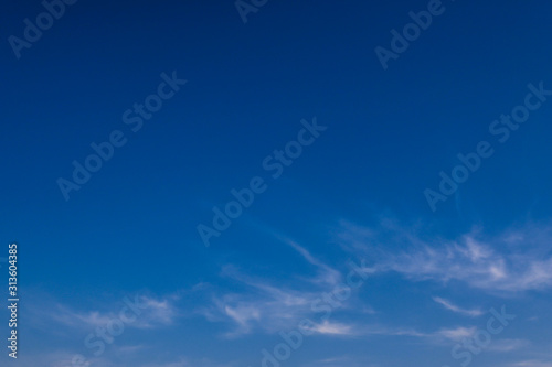 clear blue sky with cloud, morning day background
