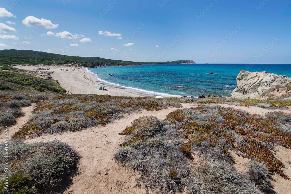 Panorama of Rena di Matteu Beach