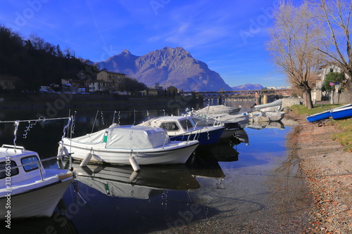 Borgo di Pescarenico a Lecco in Italia, Pescarenico Village in Lecco city in Italy photo