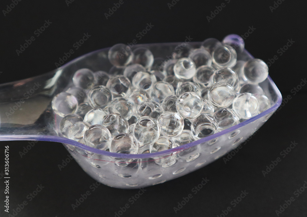 Water gel balls transparent crystal liquid ball reflection Water gel balls transparent crystal liquid ball reflection