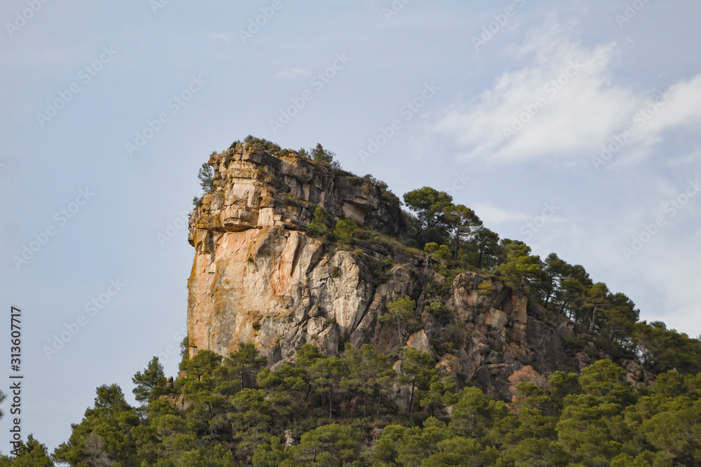 rocky cliff