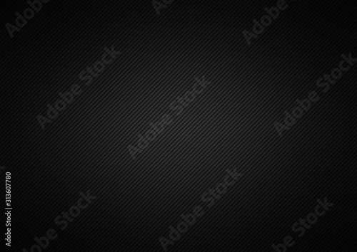 Vászonkép Abstract black vector background with stripes