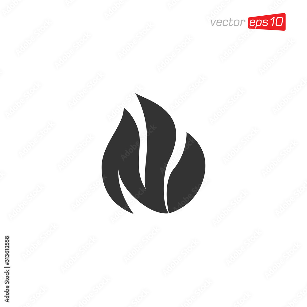 Fire Icon Design Vector illustration