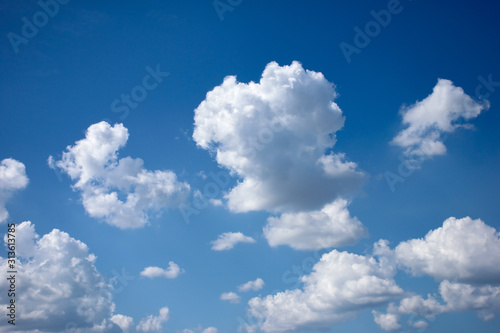 Fototapeta Naklejka Na Ścianę i Meble -  blue sky and white clouds nature background