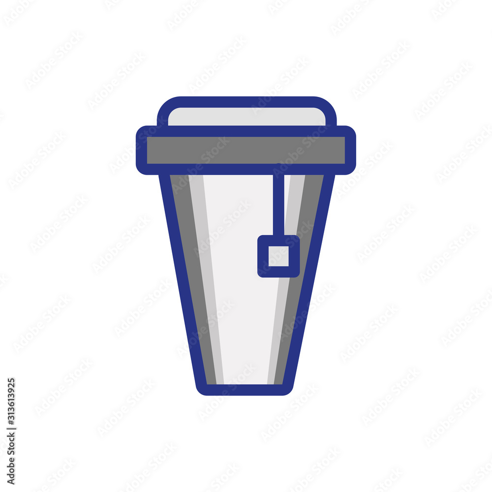 ice tea beverage isolated icon ice tea beverage isolated icon