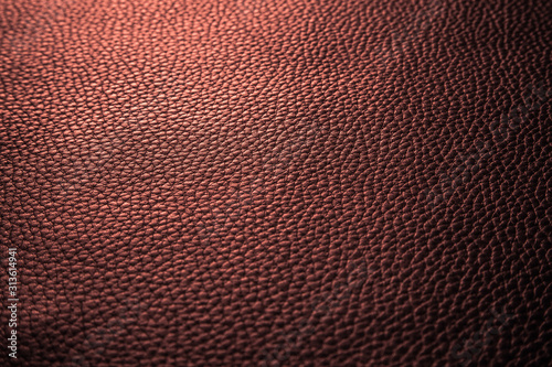 Cuadro en lienzo Texture cuire grainé rouge cuivre