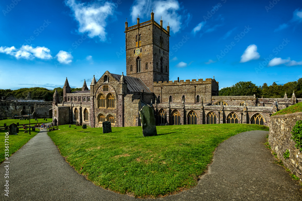 St David's Cathedral, Pembrokeshire, Wales, Great Britain