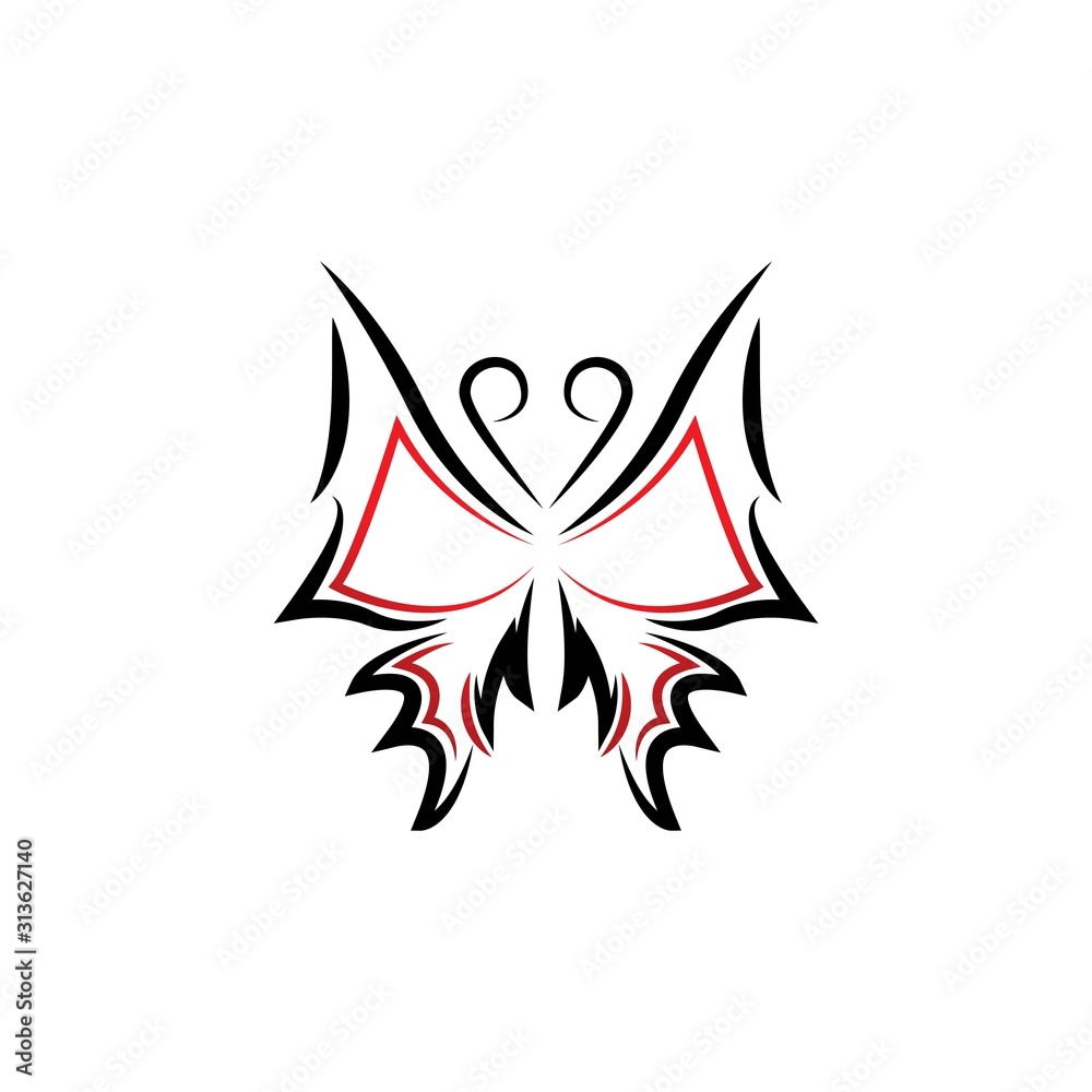Butterfly Logo template Vector illustration. Butterfly Logo template Vector illustration.