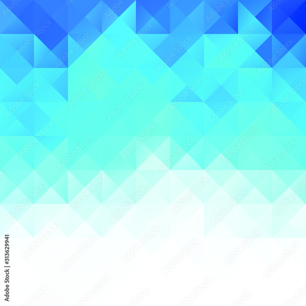 Obraz premium Blue Polygonal Mosaic Background, Creative Design Templates