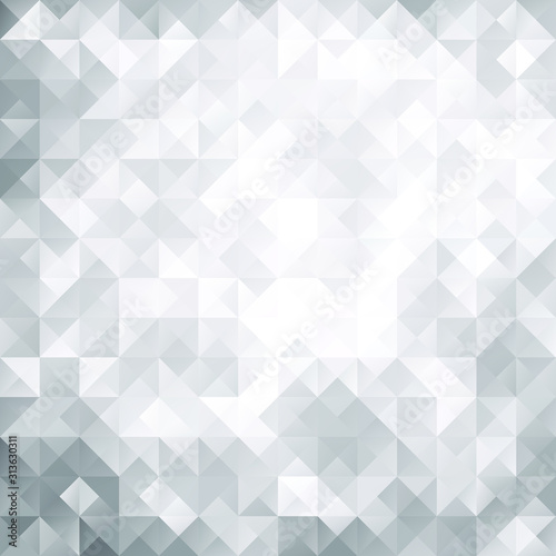 Fototapeta Naklejka Na Ścianę i Meble -  Gray Polygonal Mosaic Background, Creative Design Templates
