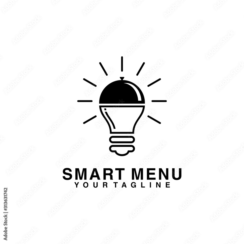 smart menu vector logo design smart menu vector logo design