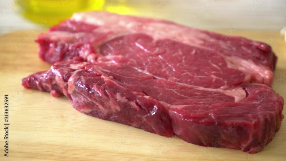 fresh raw beef steak or raw meat fresh raw beef steak or raw meat