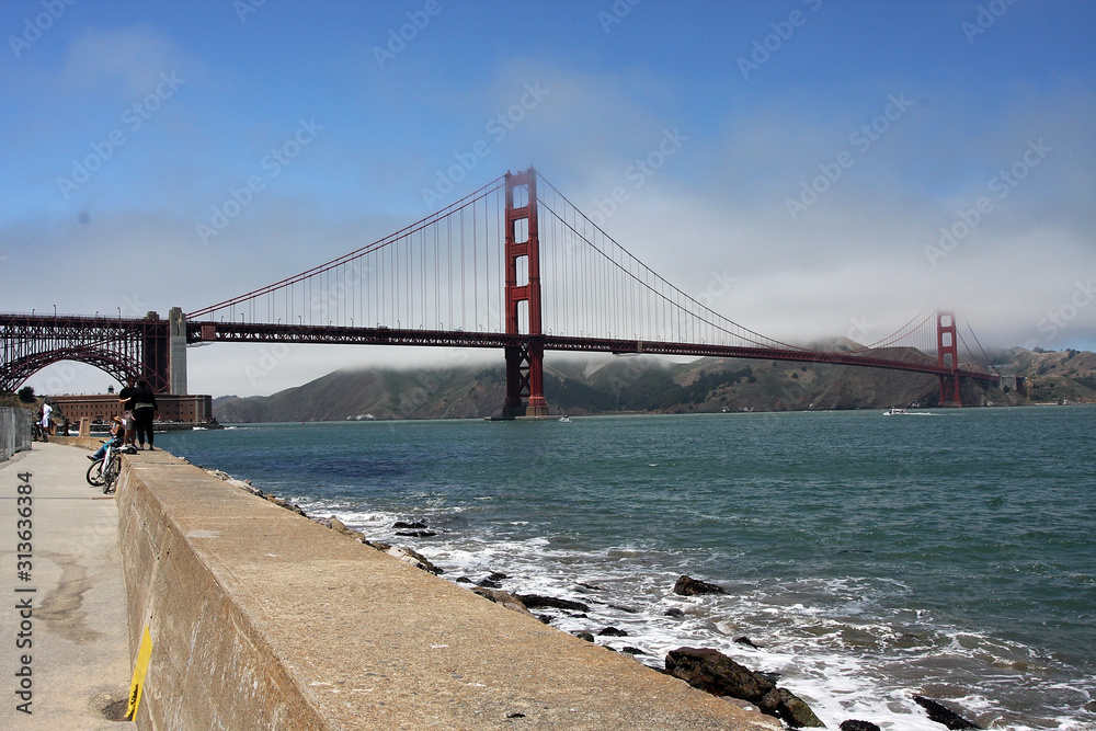 Golden Gate Bridge, San Francisco, Bay Area, USA Golden Gate Bridge, San Francisco, Bay Area, USA