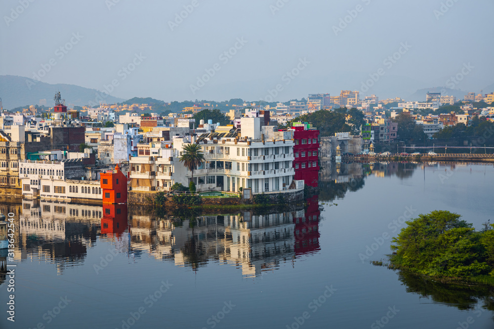 Udaipur, also known as the City of Lakes, is a city in the state of Rajasthan in India. It is the historic capital of the kingdom of Mewar in the former Rajputana Agency.